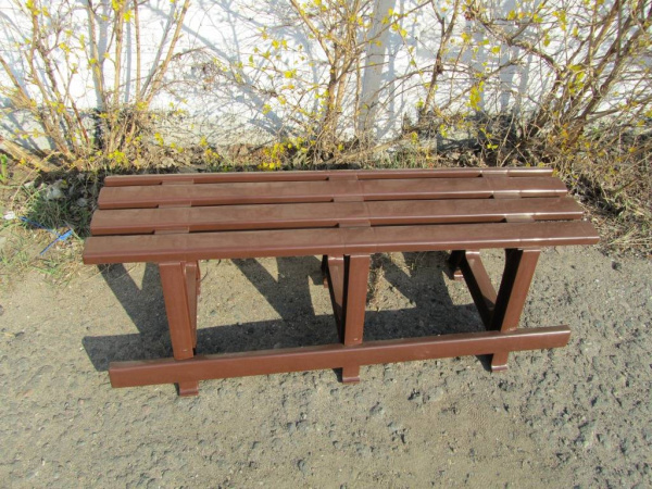 Скамейка садовая без спинки [120-0040 №3]